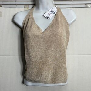 Mango Shimmering Gold Camisole